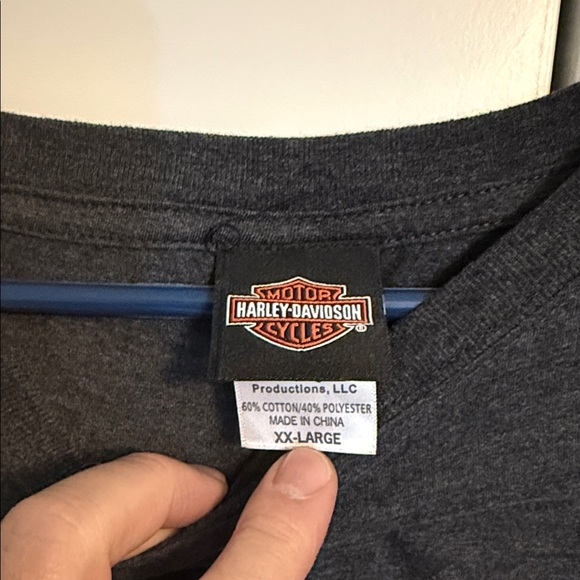 Harley-Davidson Charcoal Long Sleeve Tee - Picture 2 of 5